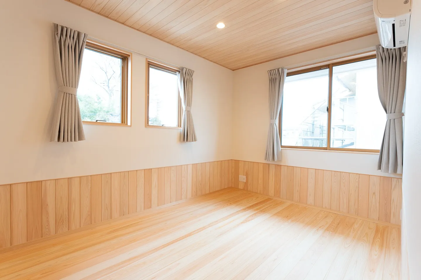 木の美しさと心地よさが調和した住空間。